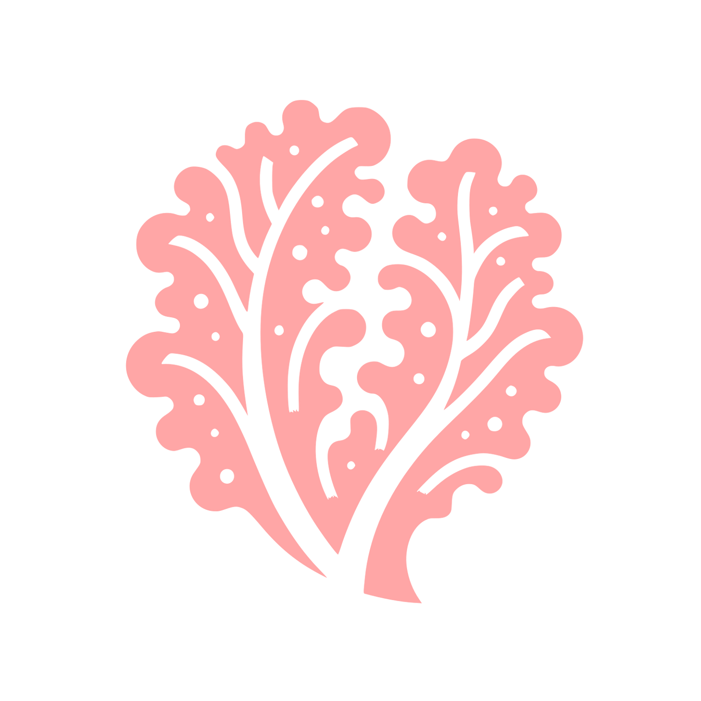 Leafy Organic Logo #ffa6a6