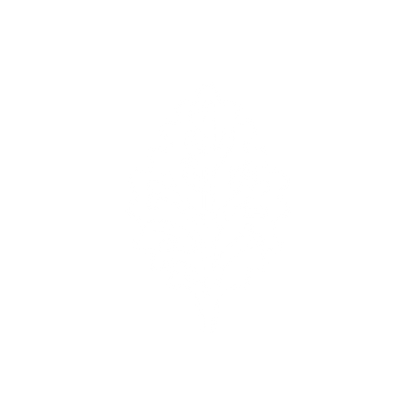 Leaf Shape Logo #ffffff