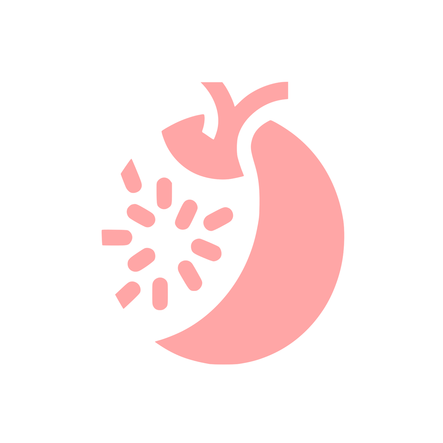 Logo of a Plant #ffa6a6