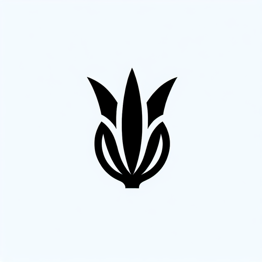 Leek Floral Logo