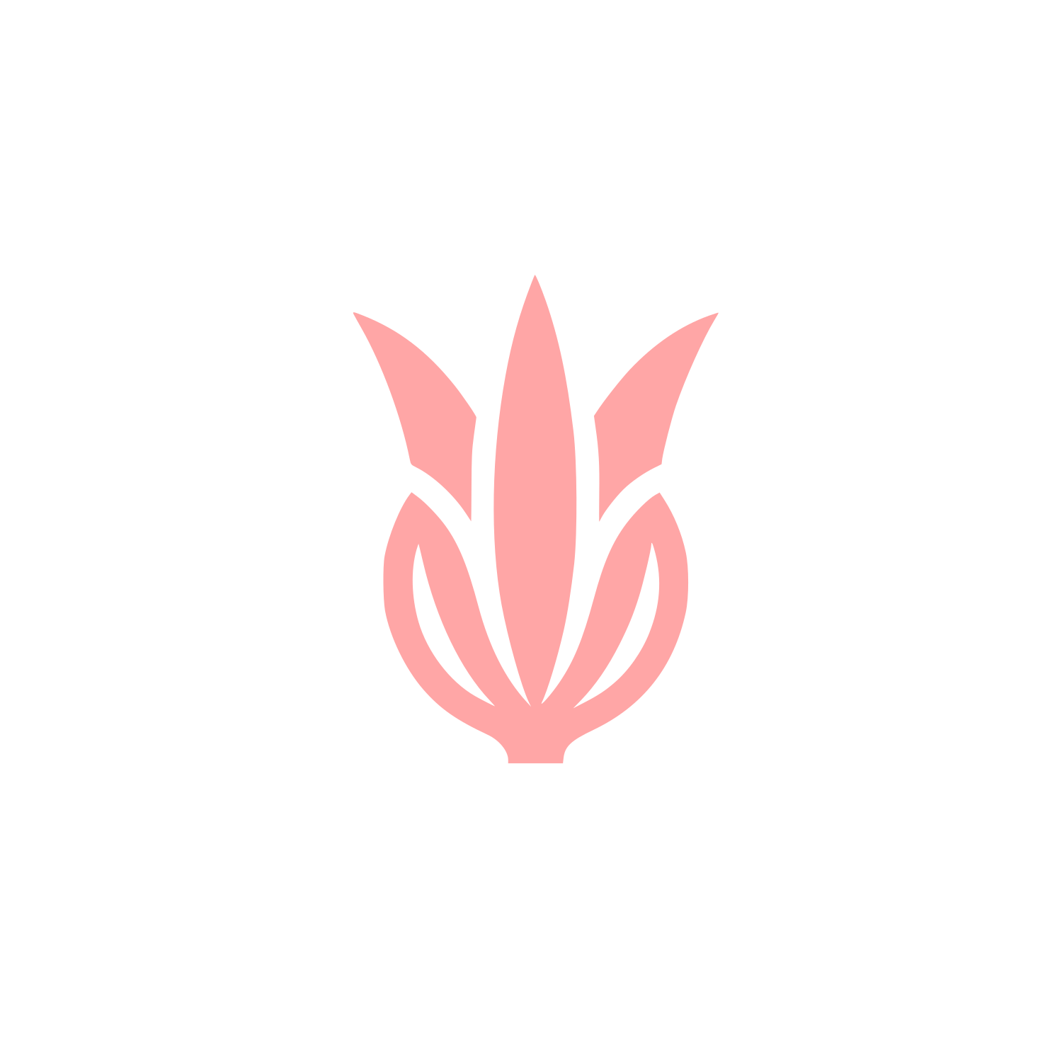 Leek Floral Logo #ffa6a6
