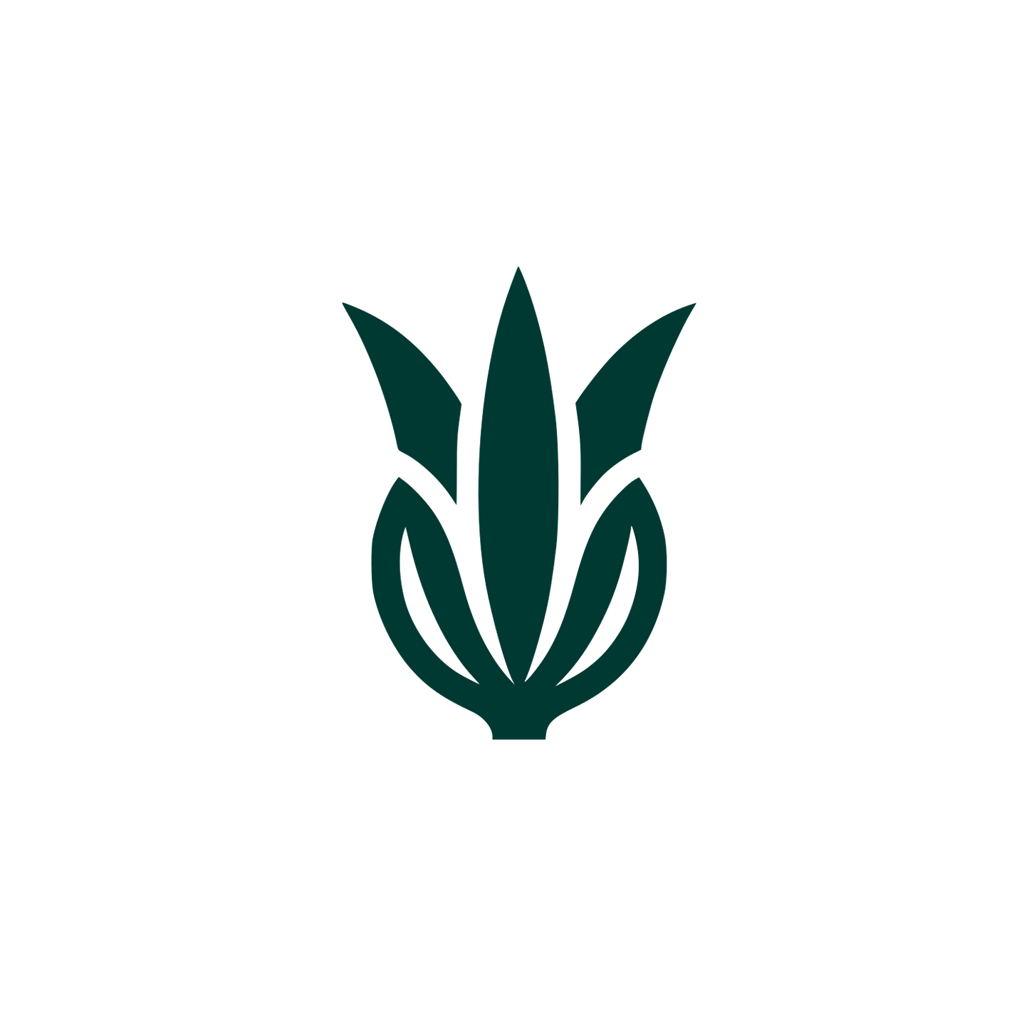 Leek Floral Logo #003932