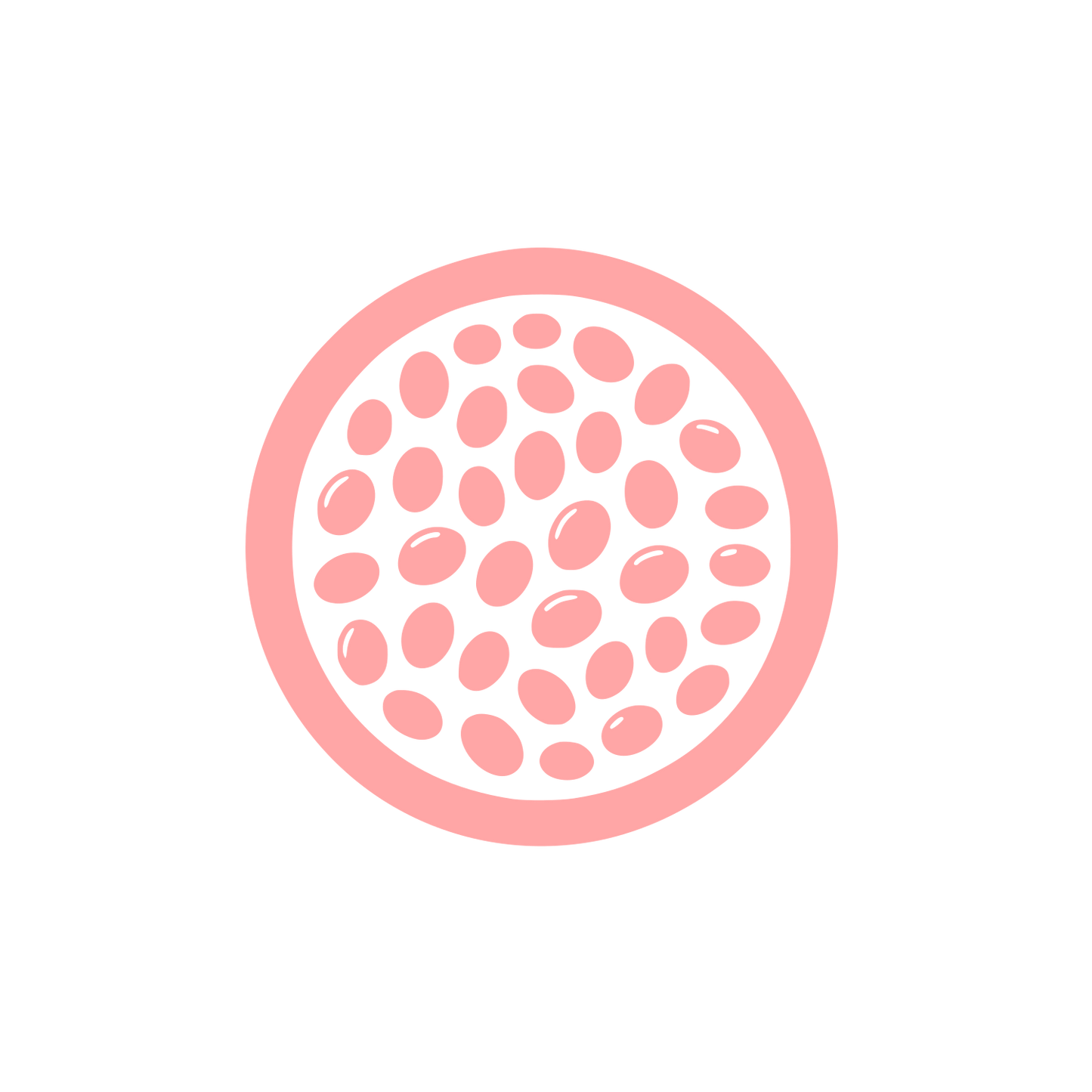 Seed Pattern Logo #ffa6a6