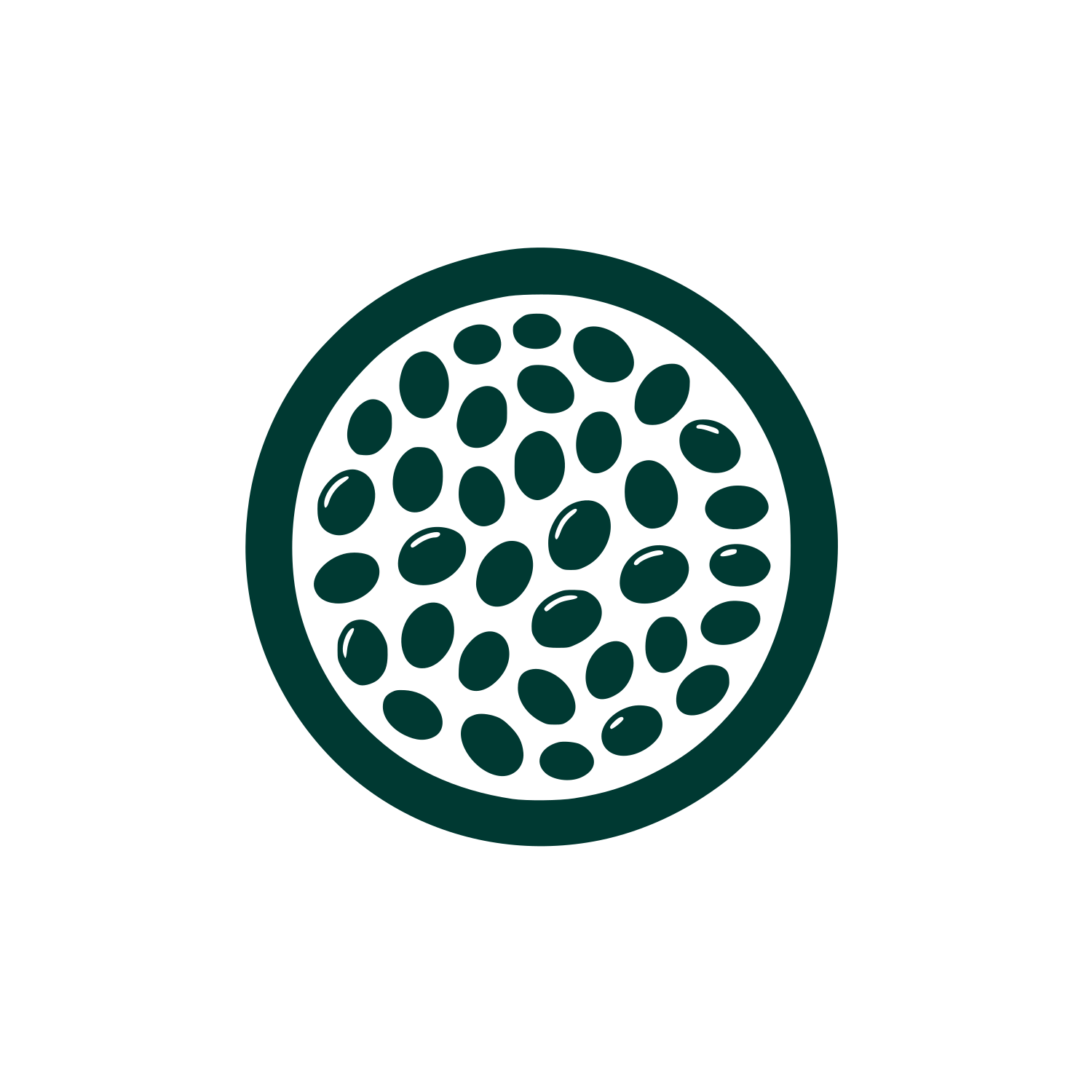 Seed Pattern Logo #003932