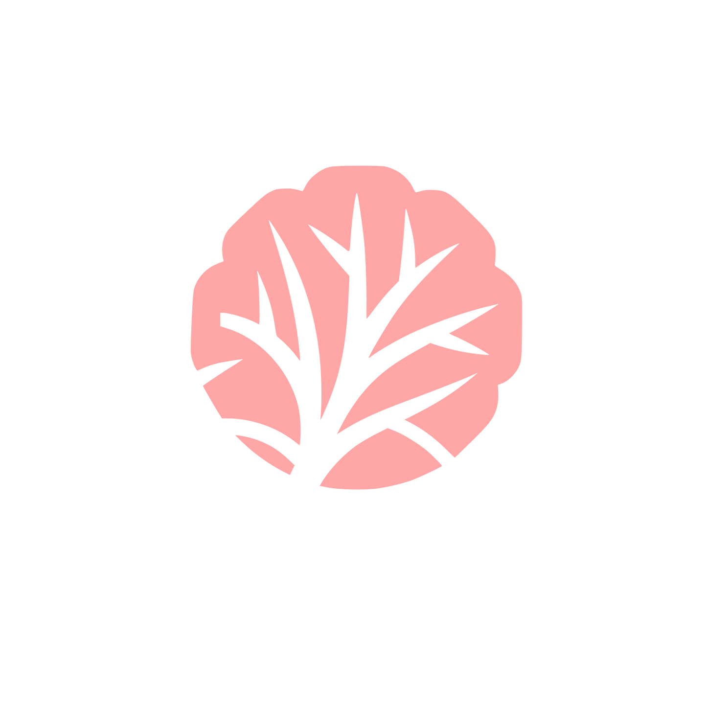 Leafy Vegetable Logo #ffa6a6