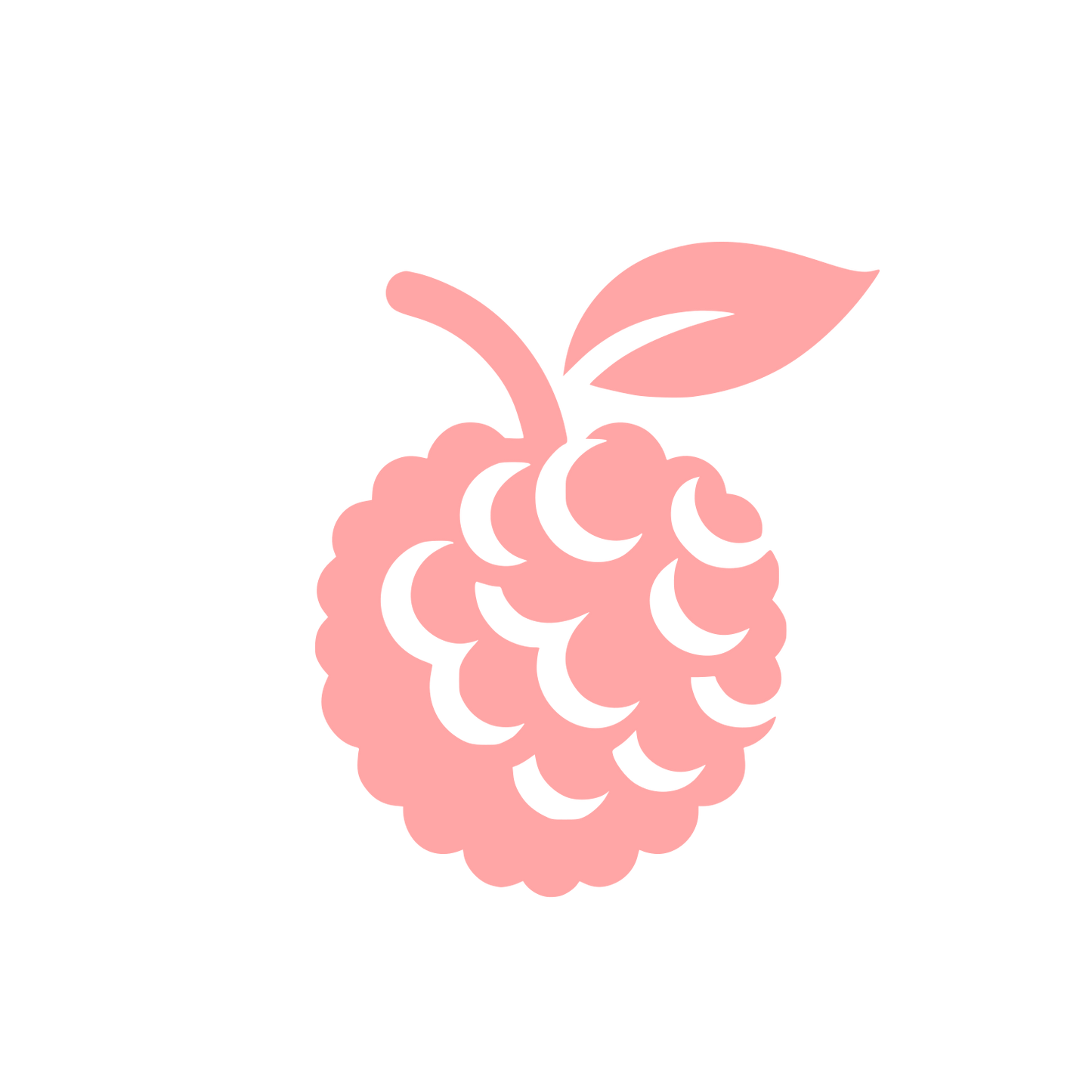 Logo of a Berry #ffa6a6
