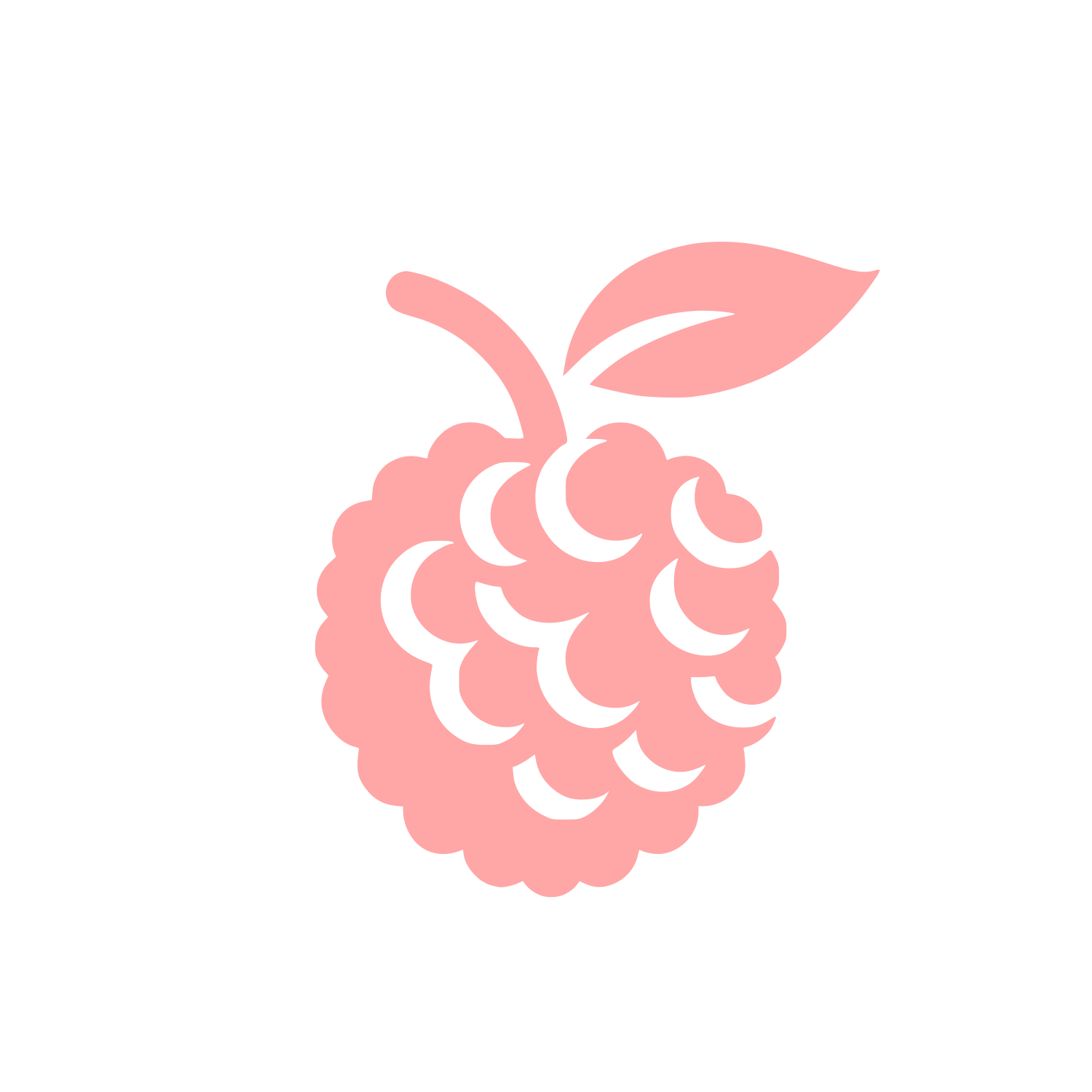 Logo of a Berry #ffa6a6