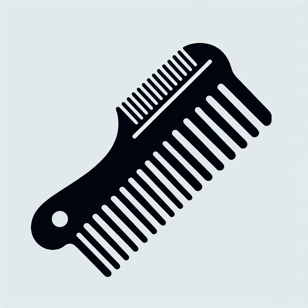 Double Comb Hair Logo