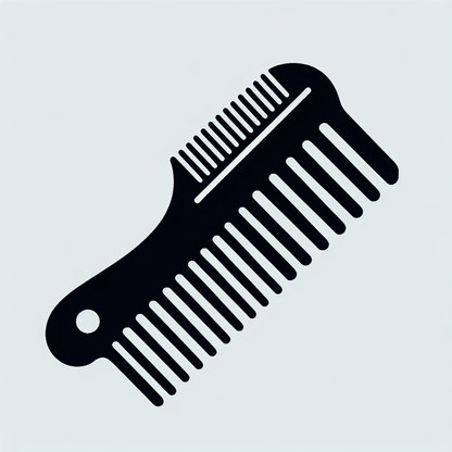 Double Comb Hair Logo