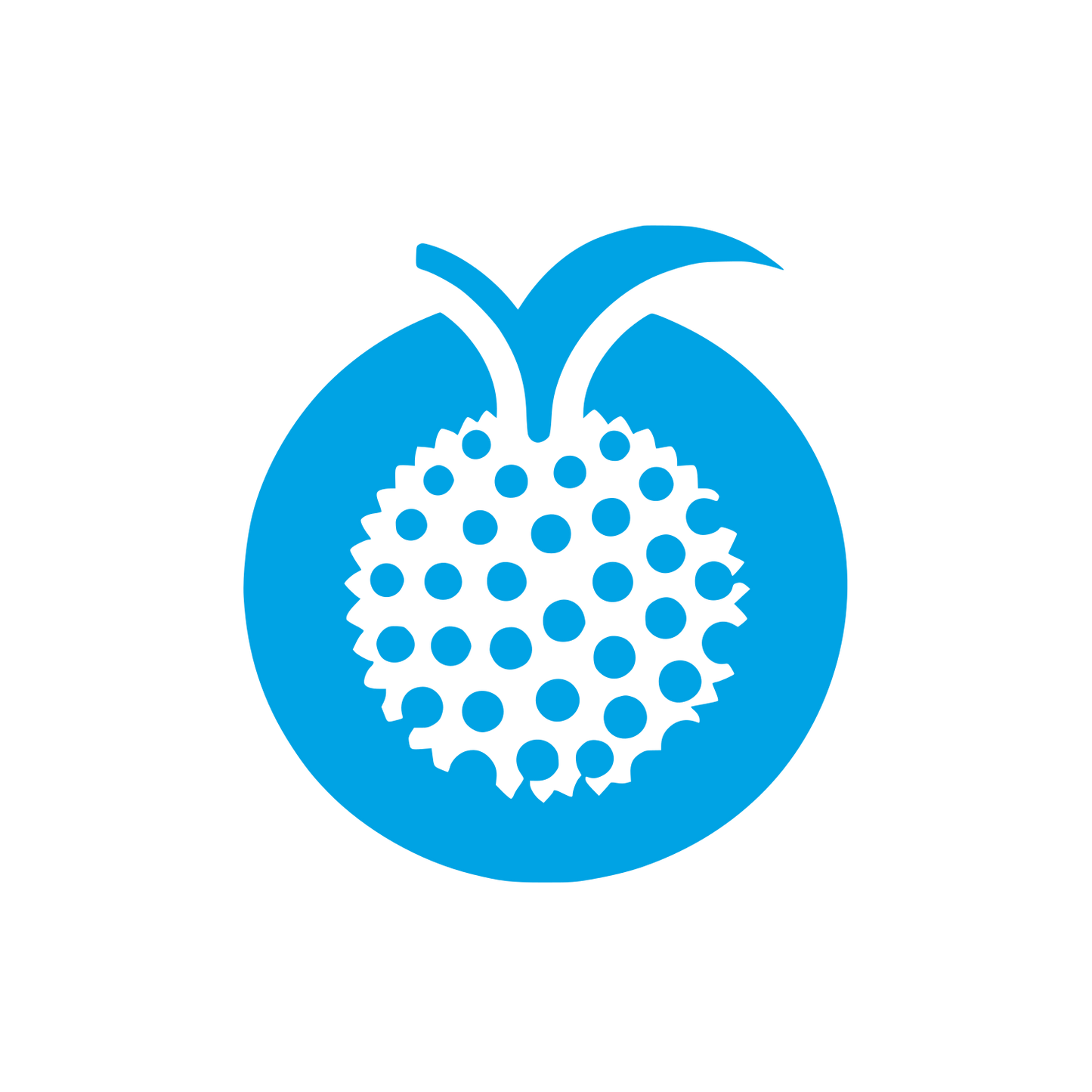 Logo of Unique Fruit #00a3e4
