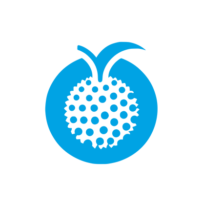Logo of Unique Fruit #00a3e4
