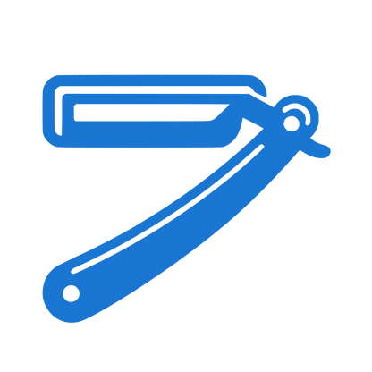 Straight Razor Logo #1976D2