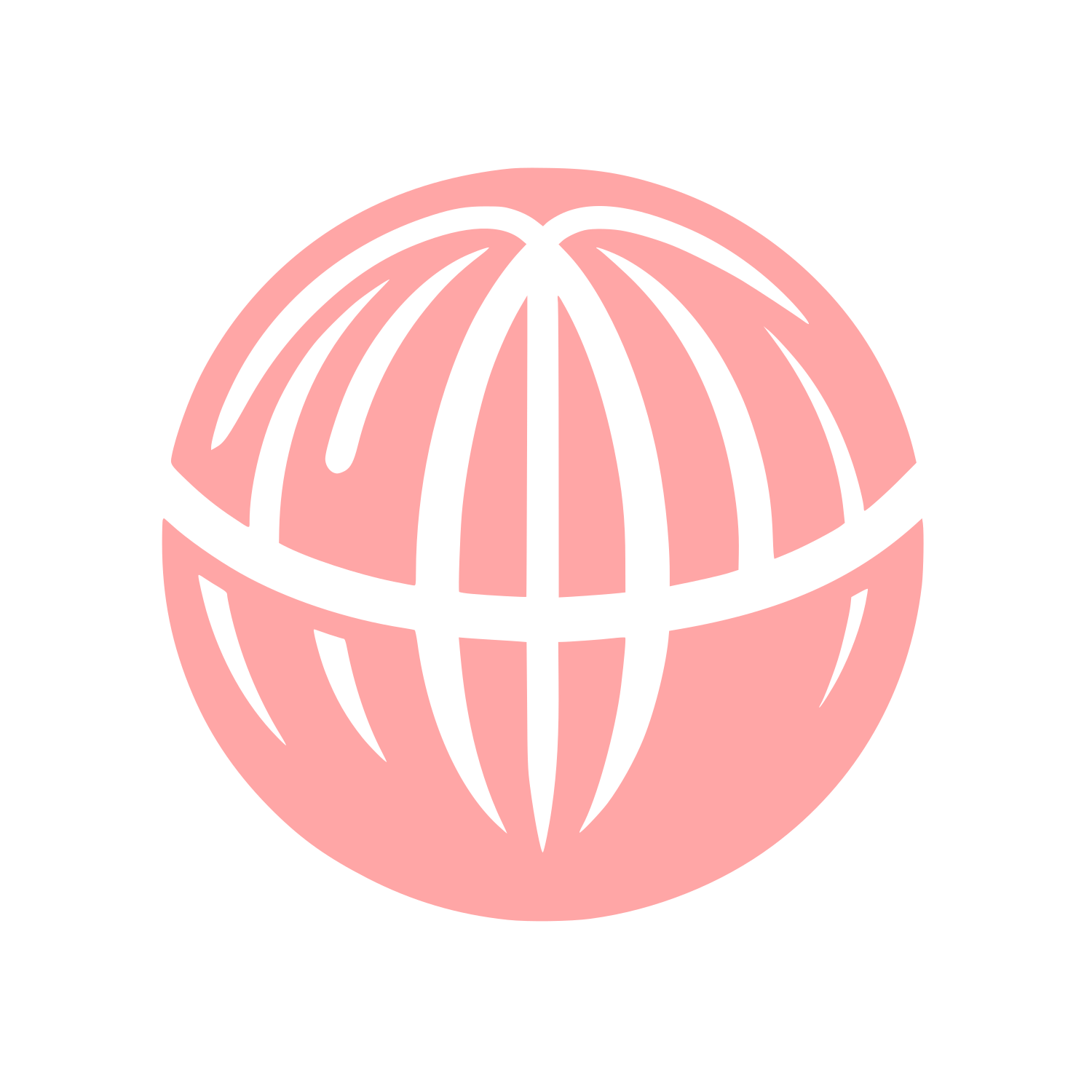 Global Network Logo #ffa6a6