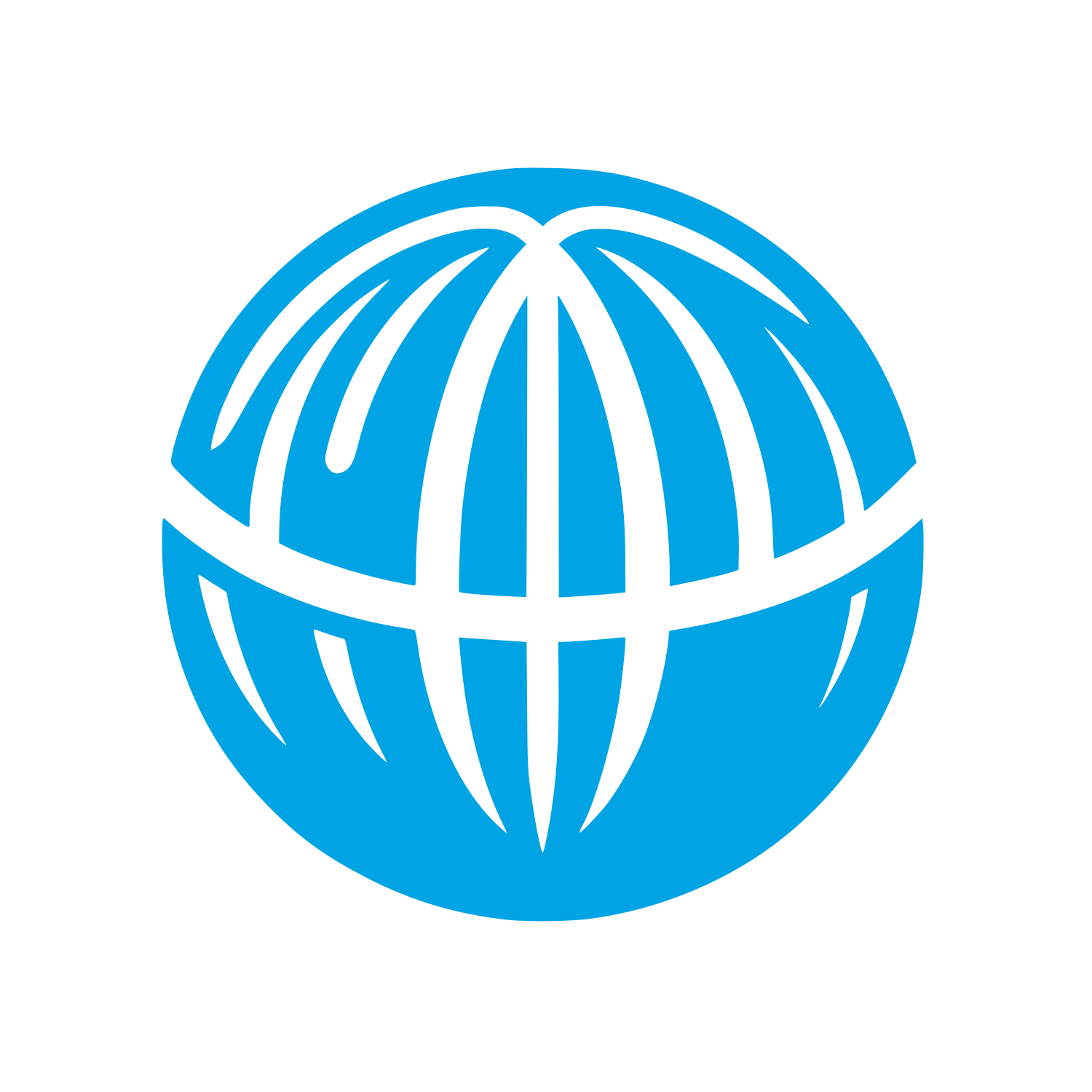 Global Network Logo #00a3e4