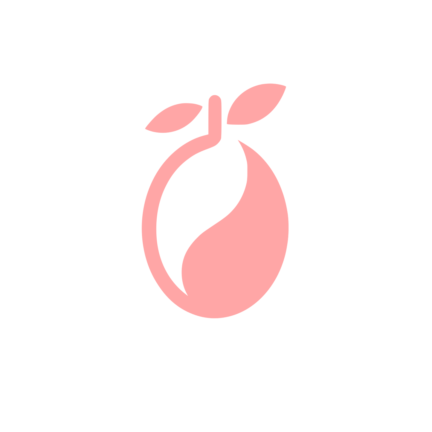 Mango Fruit Logo #ffa6a6