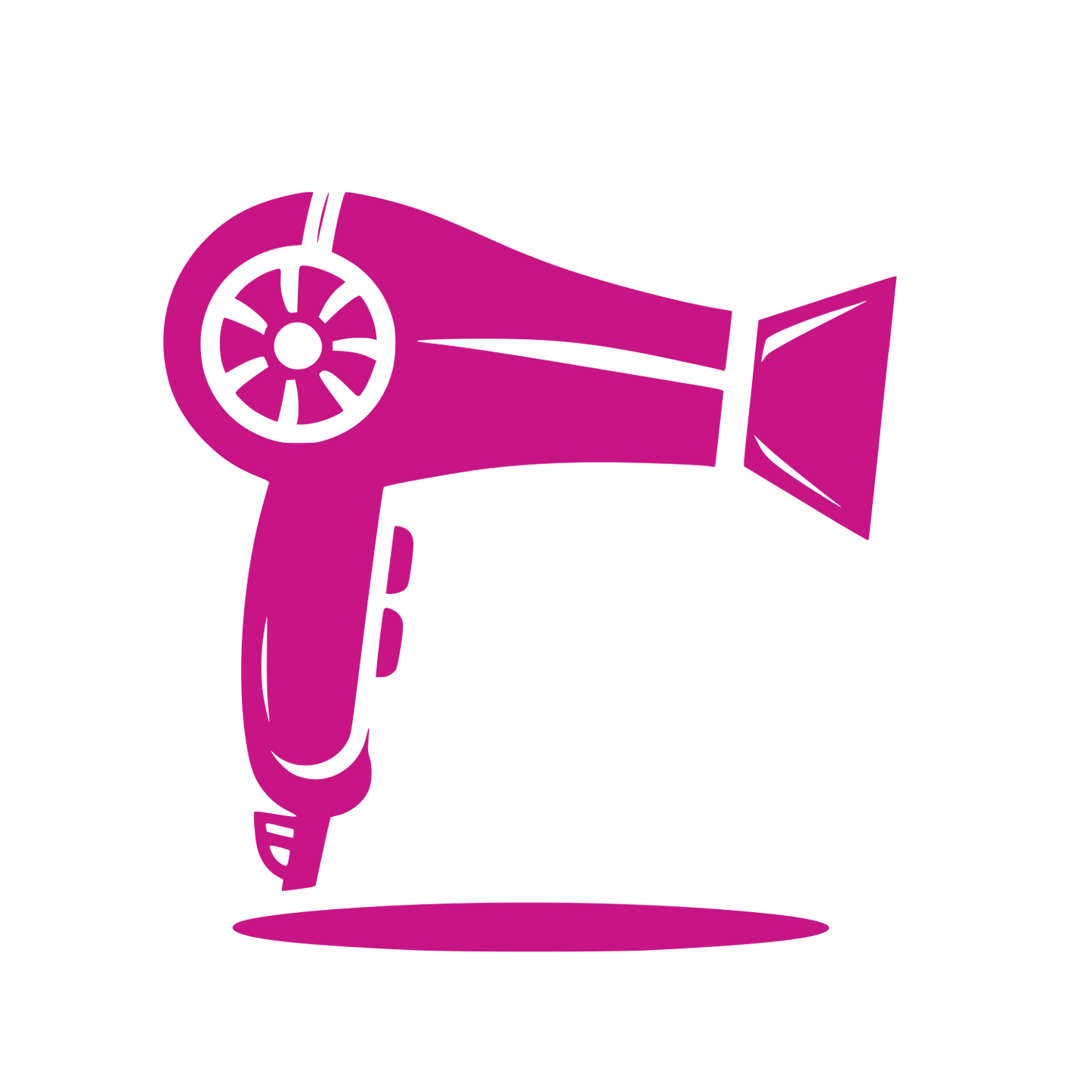 Hair Dryer Logo #C71585