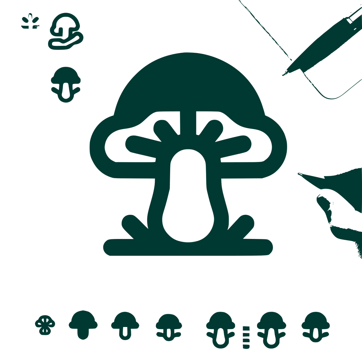 Mushroom Logo Design #003932