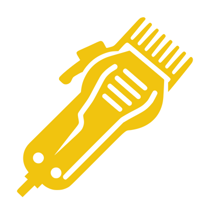 Hair Clipper Logo #F1C40F
