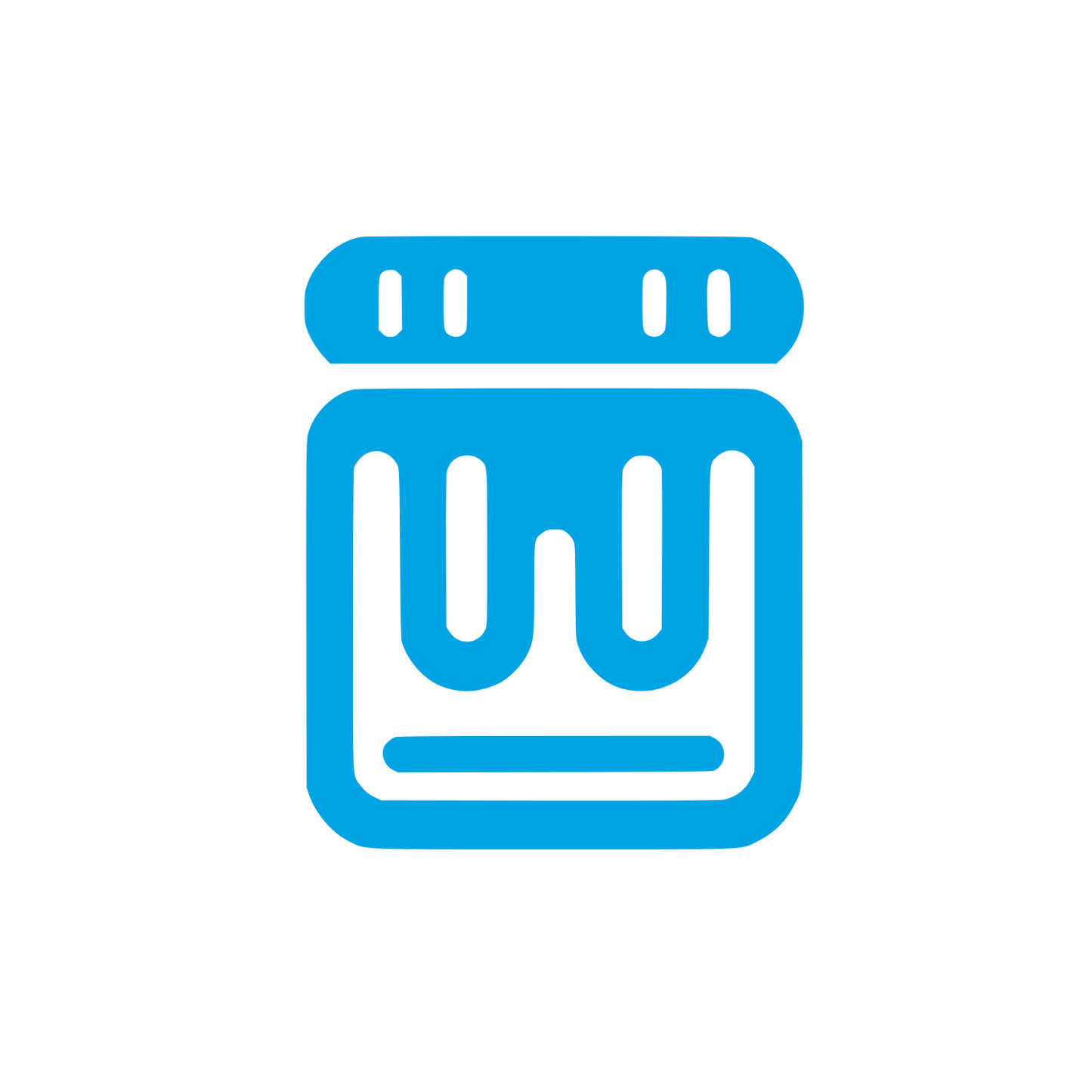 Logo of Jar Dessert #00a3e4