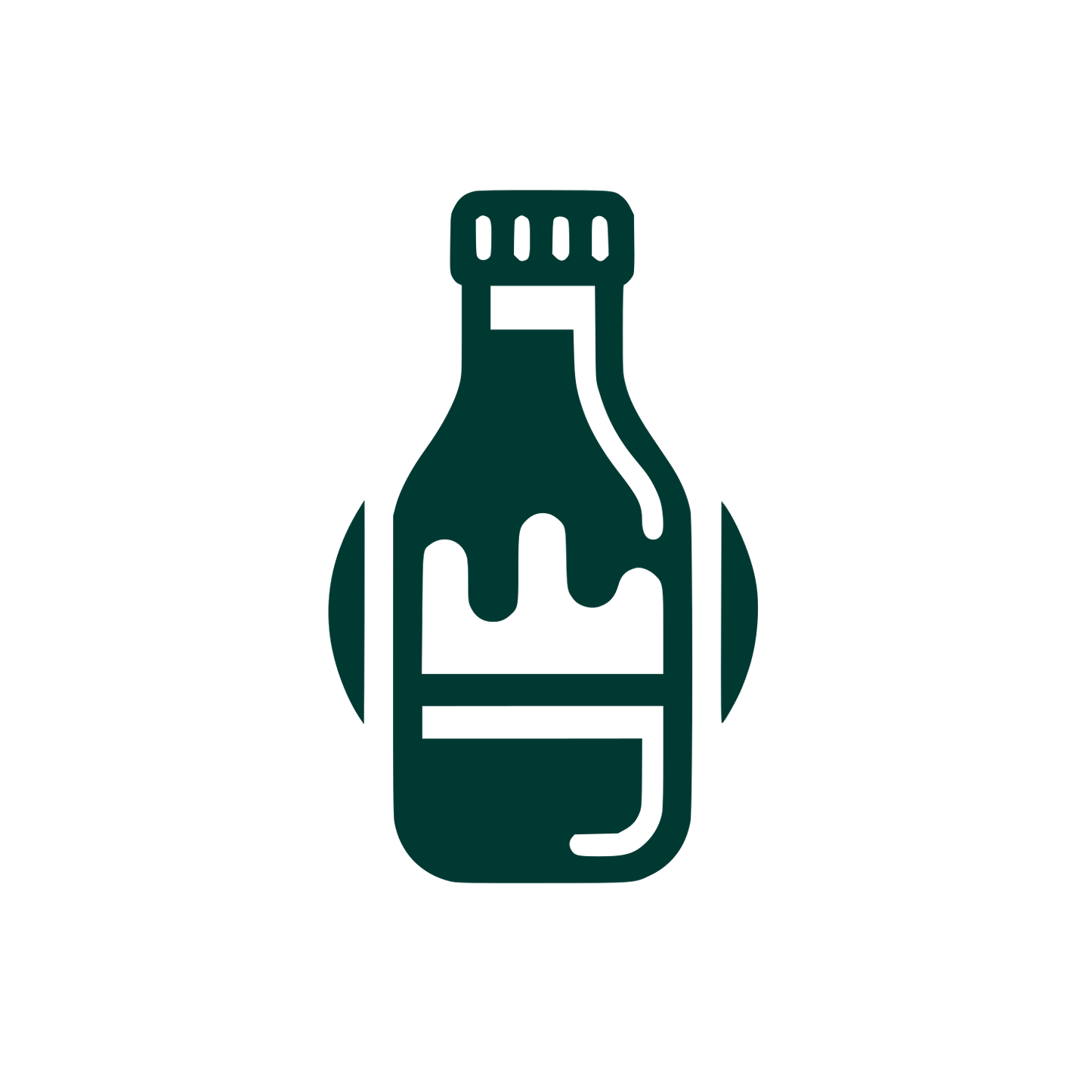 Milk Bottle Logo #003932