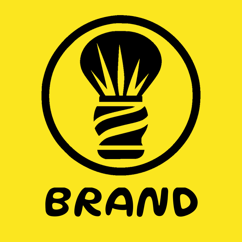 Light Bulb Circle Logo preview