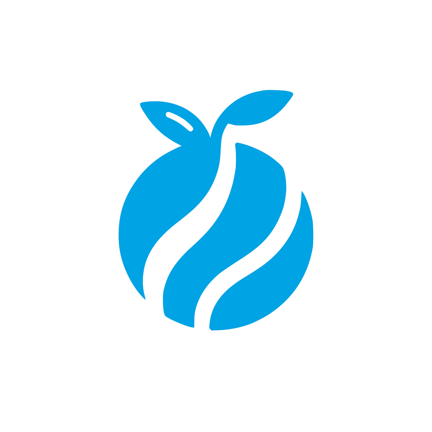 Fruit Inspired Logo #00a3e4