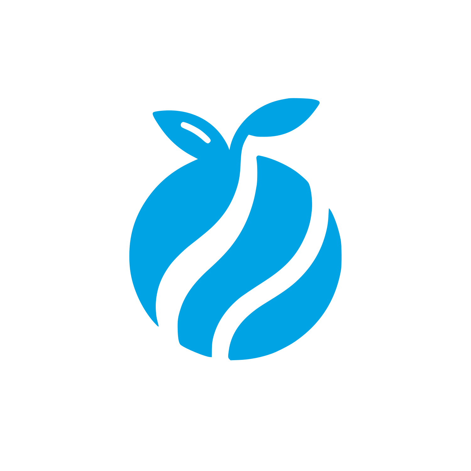 Fruit Inspired Logo #00a3e4