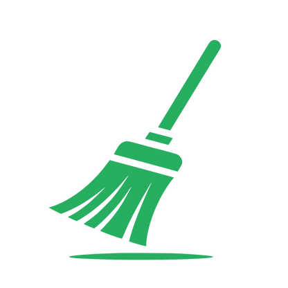 Broom Circle Logo #27AE60