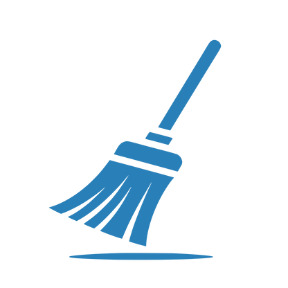 Broom Circle Logo #2980B9