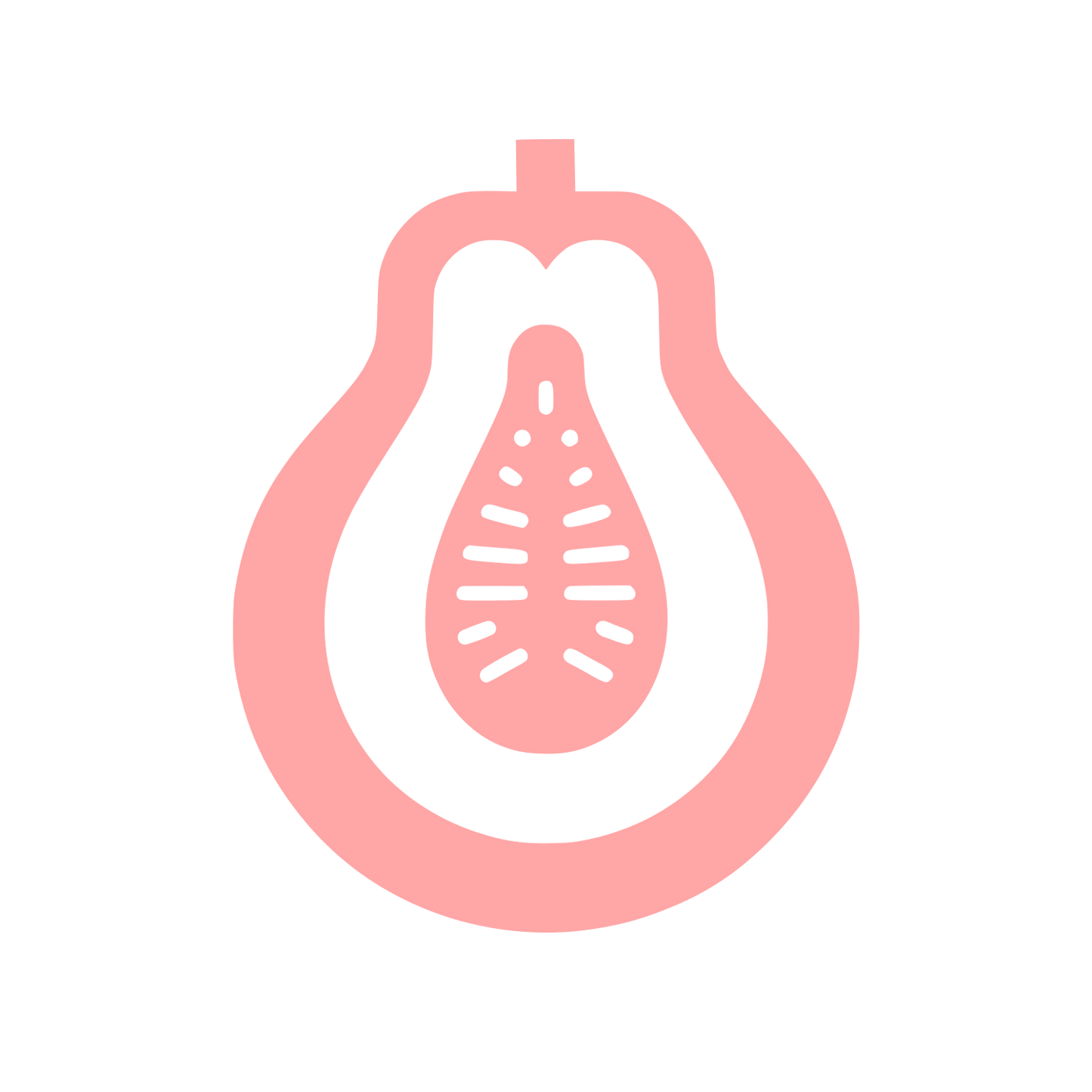 Logo of Papaya Fruit #ffa6a6