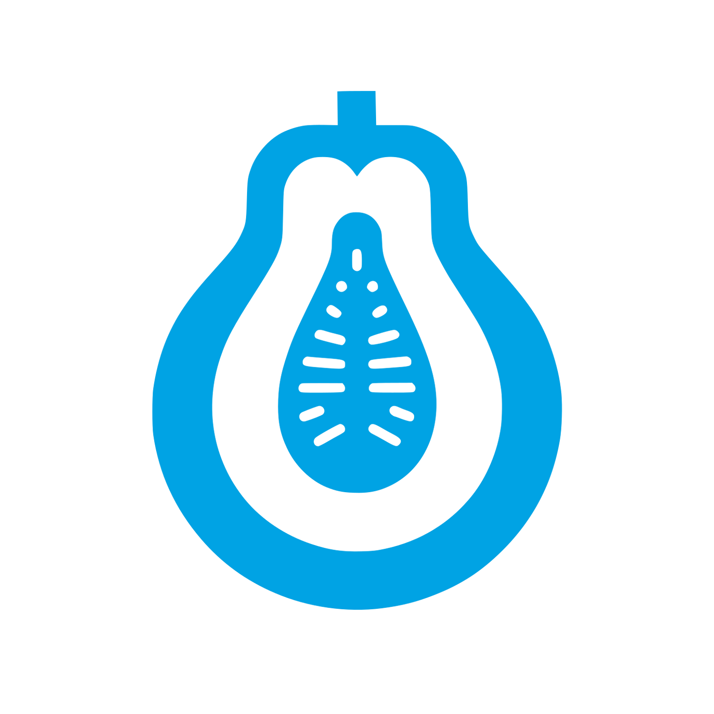 Logo of Papaya Fruit #00a3e4