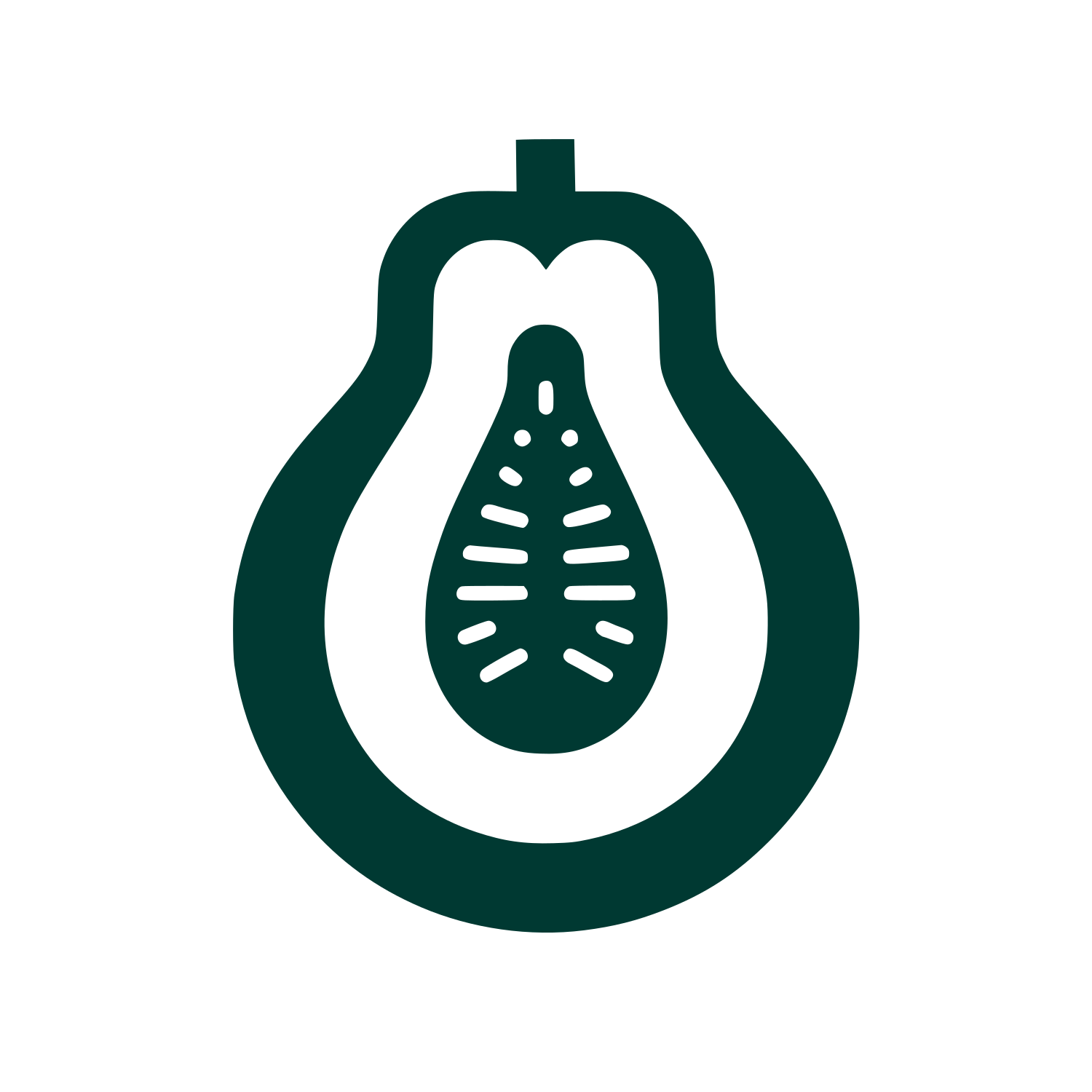 Logo of Papaya Fruit #003932