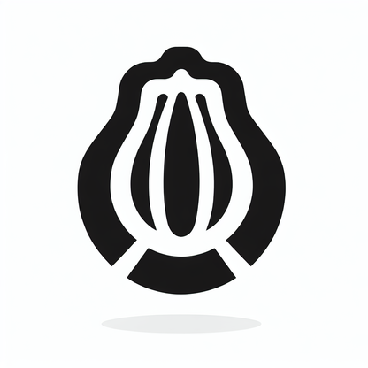 Papaya Fruit Logo