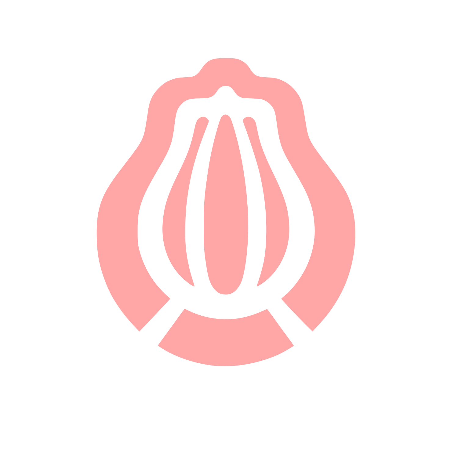 Papaya Fruit Logo #ffa6a6