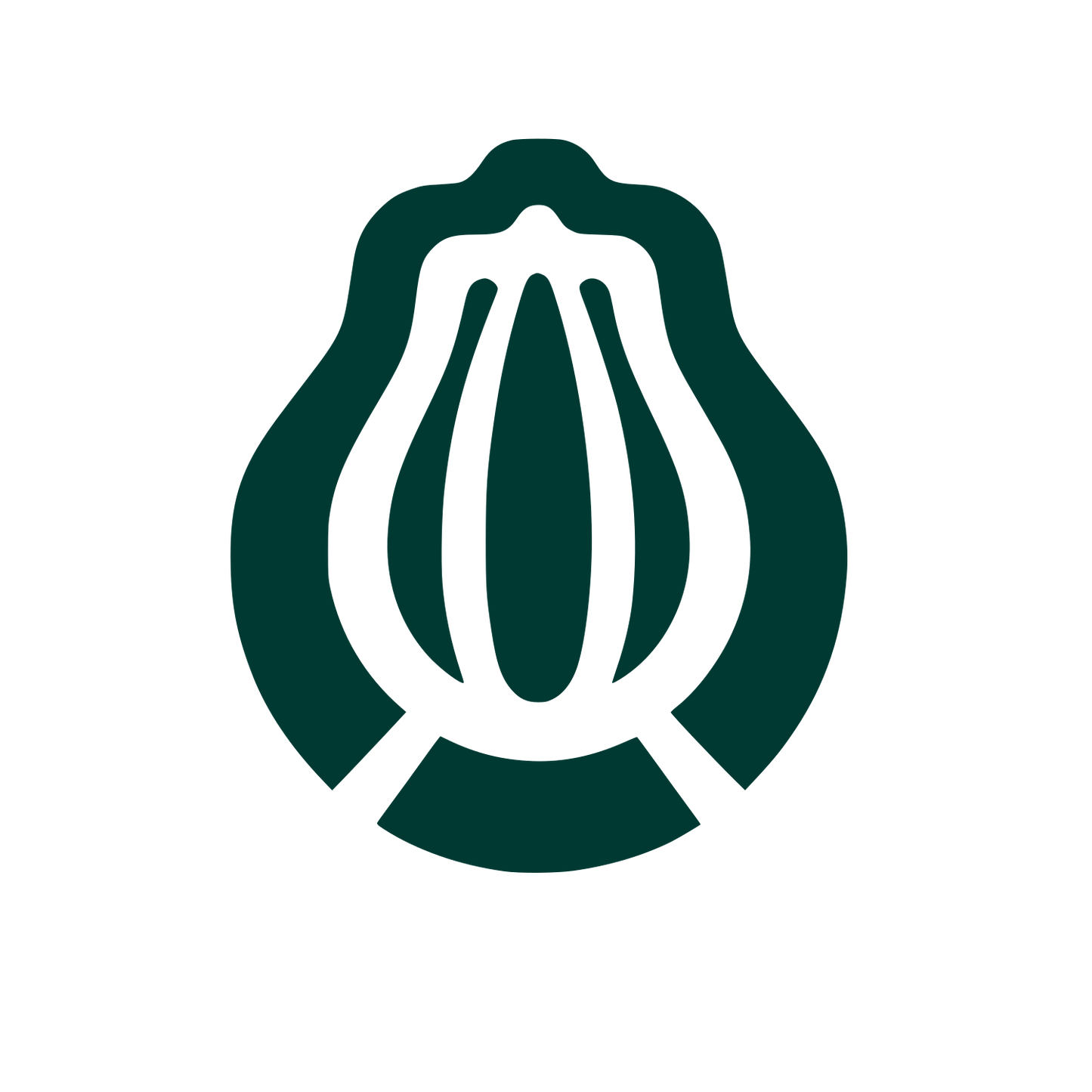 Papaya Fruit Logo #003932