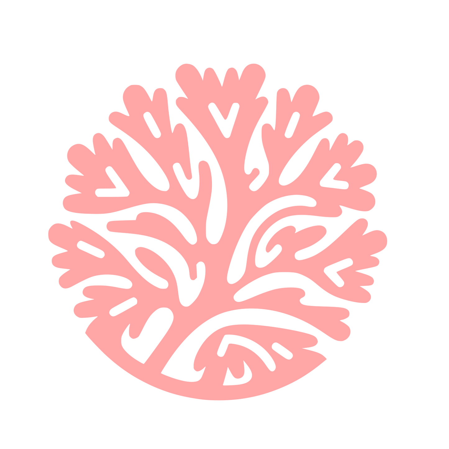 Tree Design Logo #ffa6a6