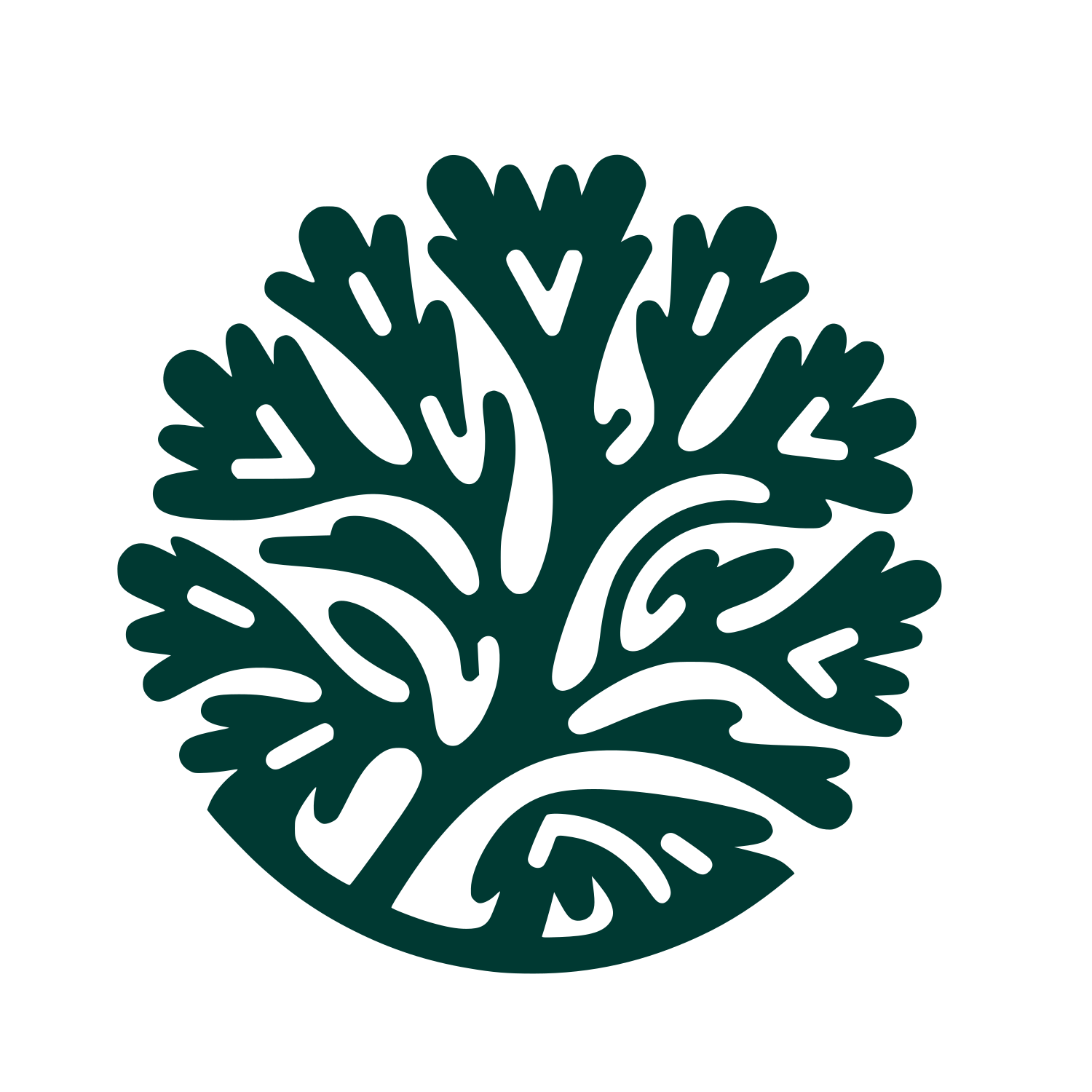 Tree Design Logo #003932