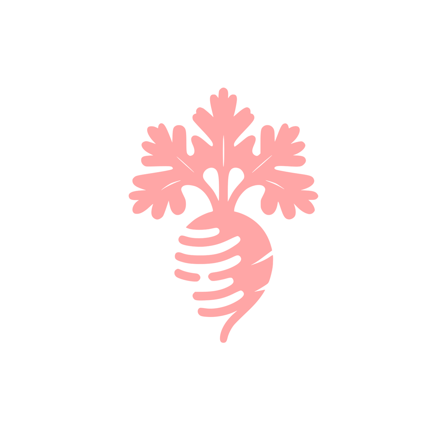 Vegetable Design Logo #ffa6a6