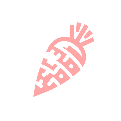 Logo Carrot Design #ffa6a6