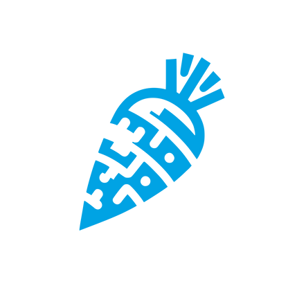 Logo Carrot Design #00a3e4
