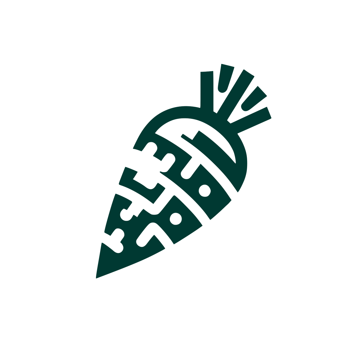 Logo Carrot Design #003932