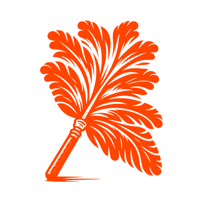 Feather Quill Logo #FF4500