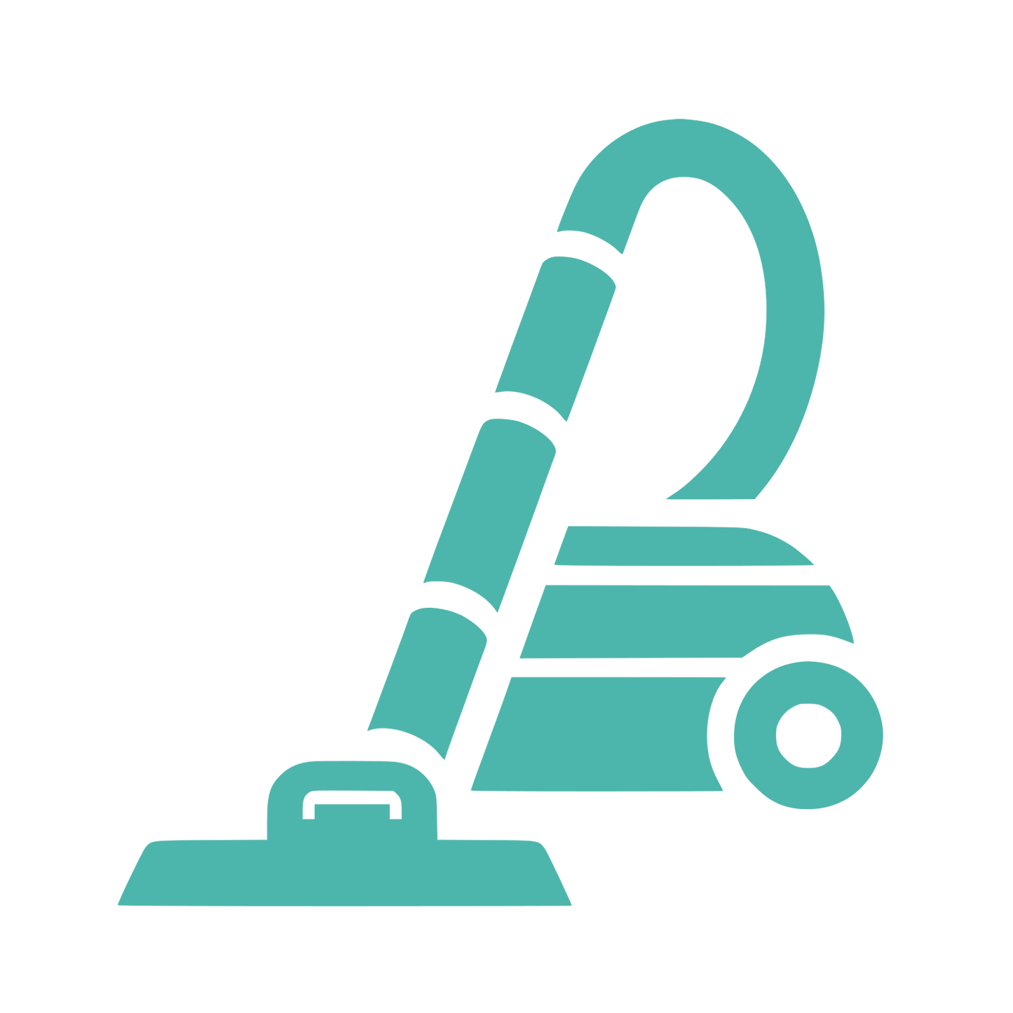 Vacuum Cleaner Logo #4DB6AC