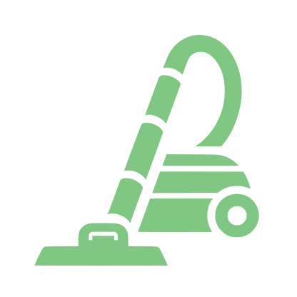 Vacuum Cleaner Logo #81C784