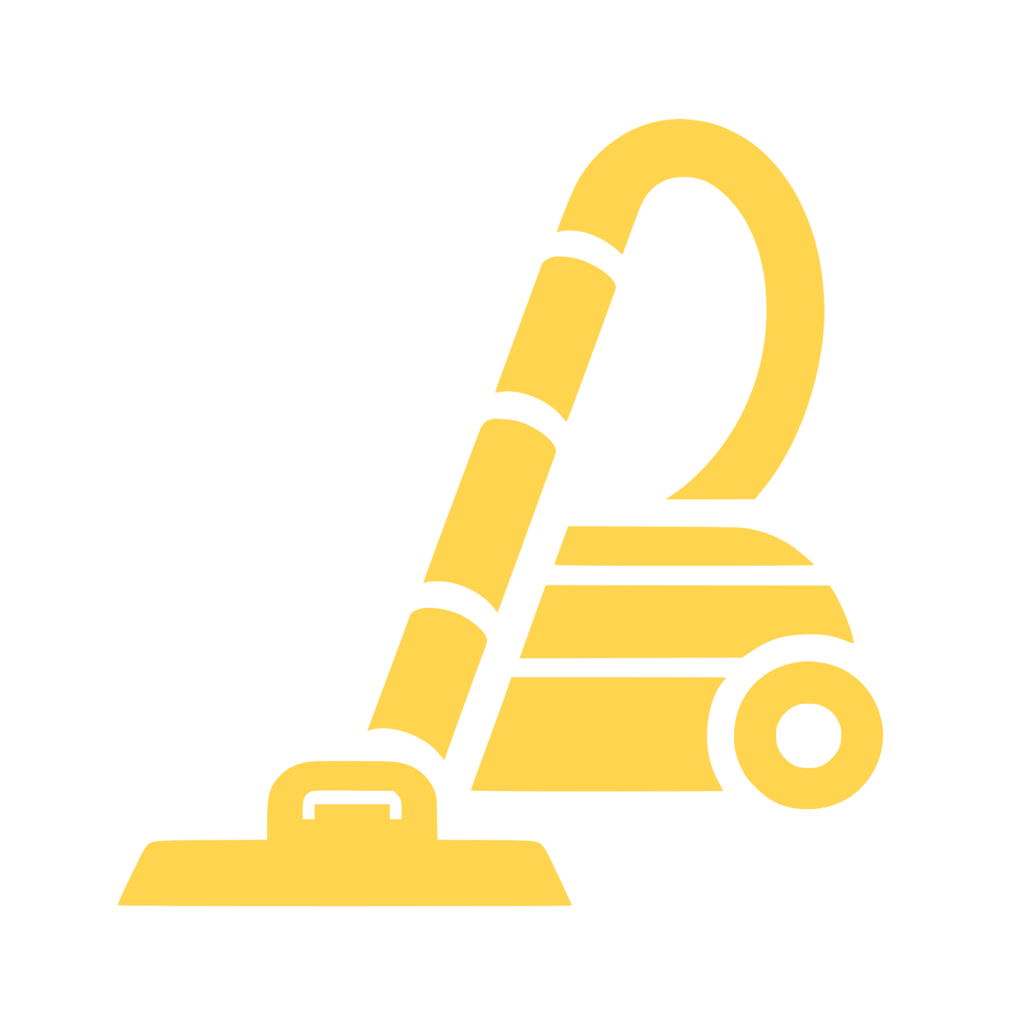 Vacuum Cleaner Logo #FFD54F