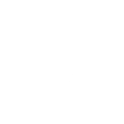 Plum Fruit Leaf Logo #ffffff
