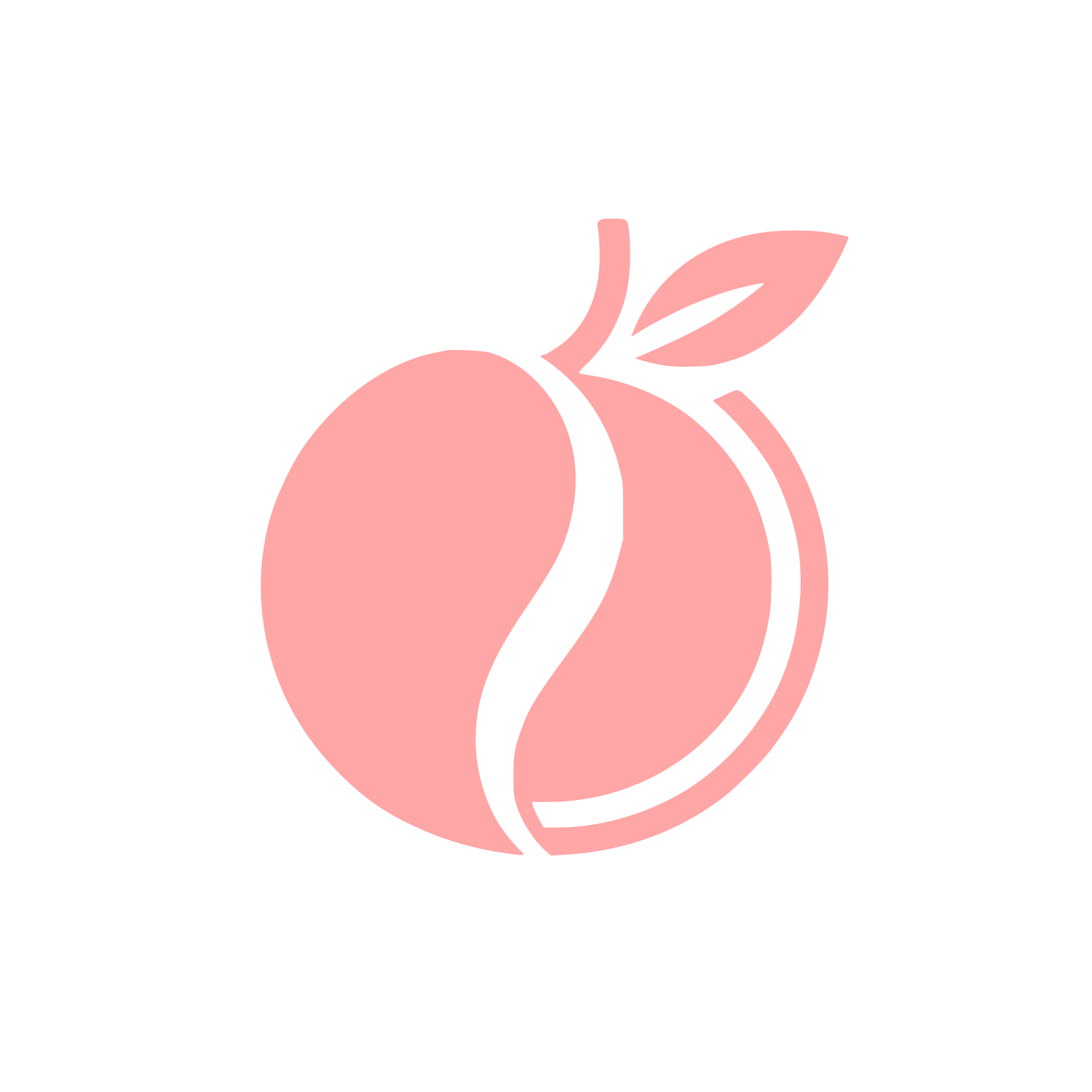 Logo of a Peach #ffa6a6