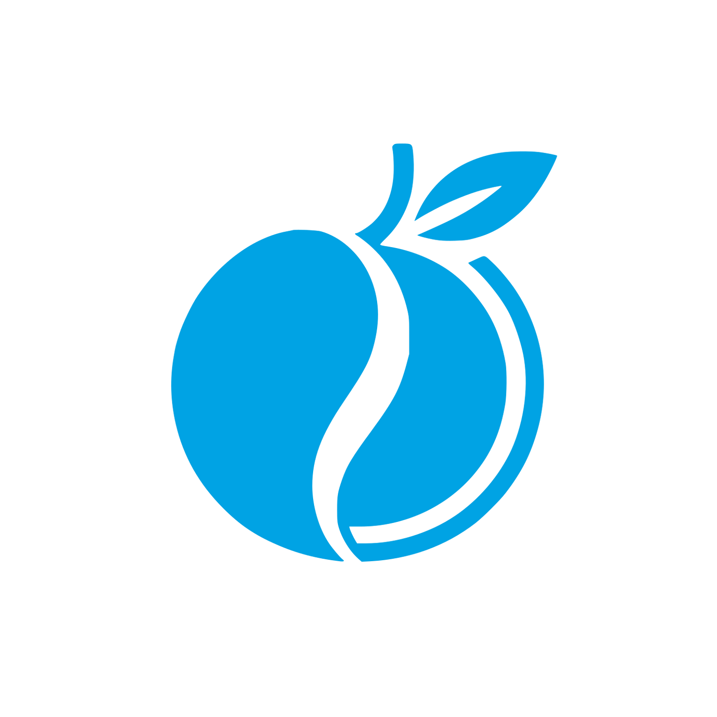 Logo of a Peach #00a3e4