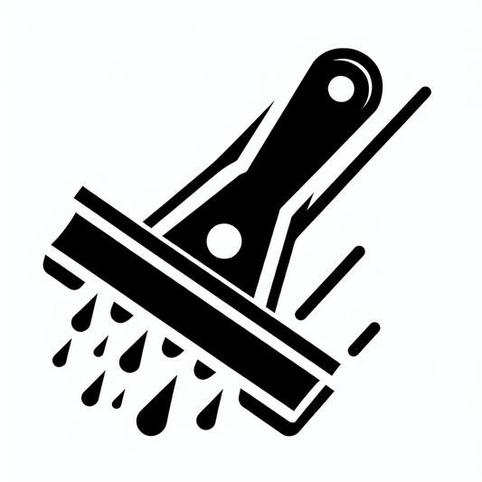 Paintbrush Droplets Logo