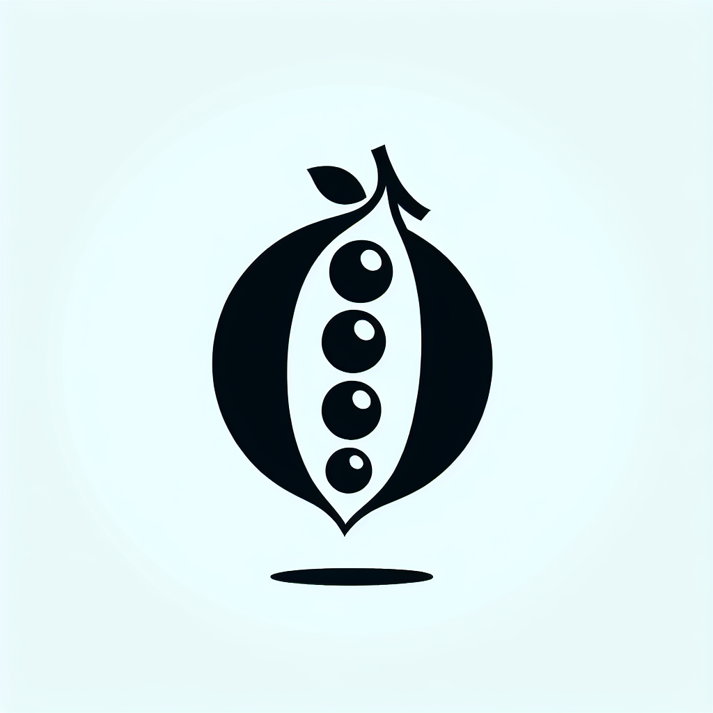 Pea Pod Vegetable Icon